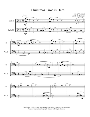 Christmas Time Is Here (arr. B. C. Dockery)