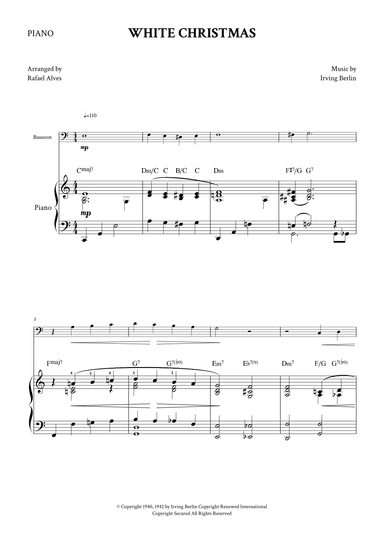 White Christmas (arr. Rafael Alves)