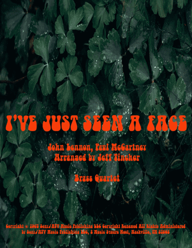 I've Just Seen A Face (arr. Jeff Tincher)