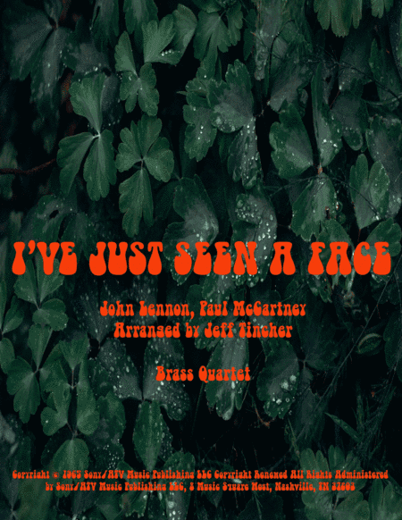 I've Just Seen A Face (arr. Jeff Tincher)