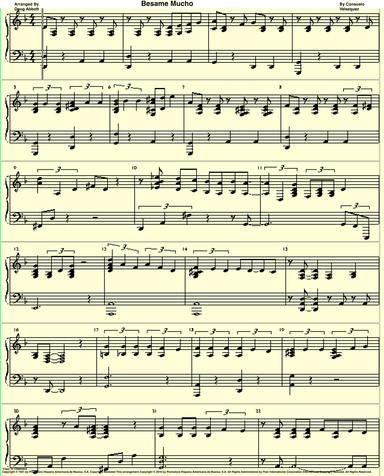 Bésame Mucho (arr. Doug Abbott)