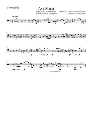 Ave Maria (arr. Zachary Corbett)