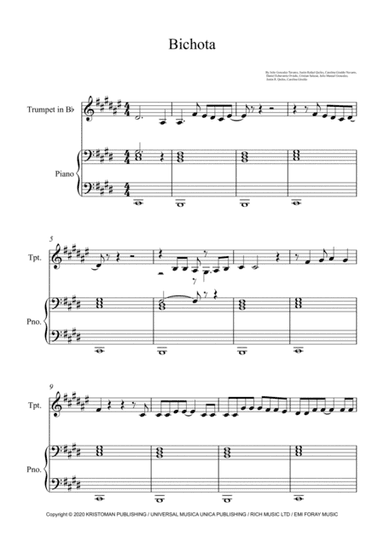 Bichota (arr. André Laitano)
