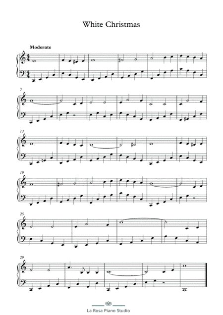 White White Christmas (arr. La Rosa Piano Studio)