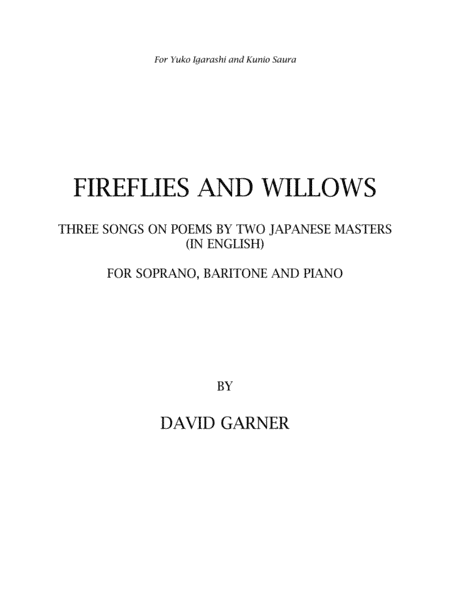 Fireflies and Willows