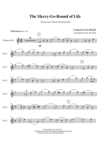Merry-go-round Of Life (arr. Lam Yat Fung)