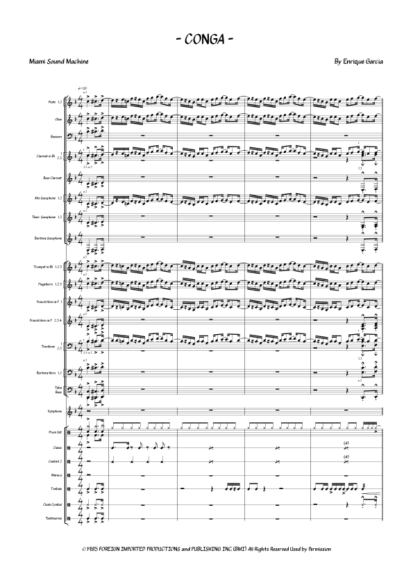 Conga (arr. Blechmaxx)