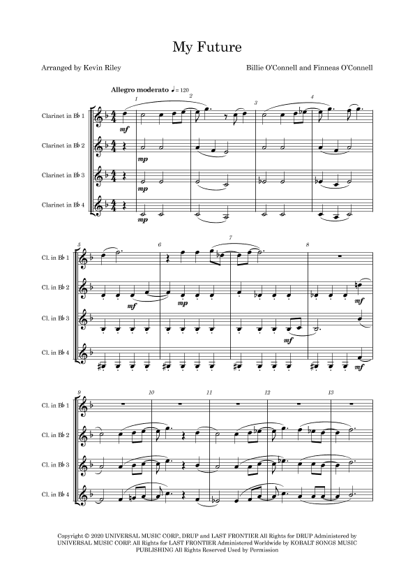 My Future (arr. Kevin Riley)