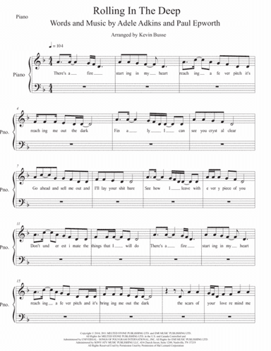 Rolling In The Deep (arr. Kevin Busse)