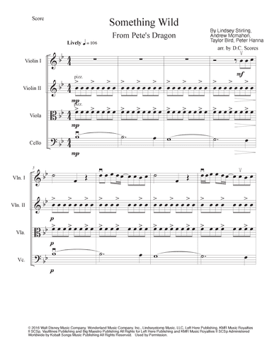 Something Wild (arr. D.C. Scores)