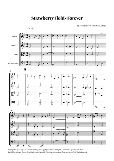 Strawberry Fields Forever (arr. André Alberto Santos)