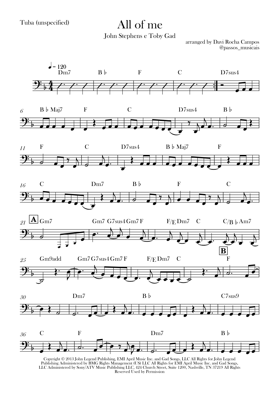All Of Me (arr. Davi Rocha Campos)