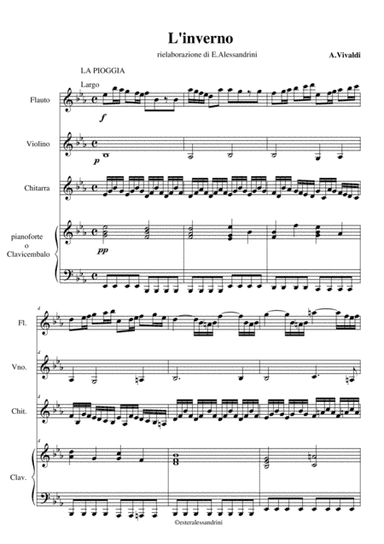 L'inverno (arr. Ester Alessandrini)