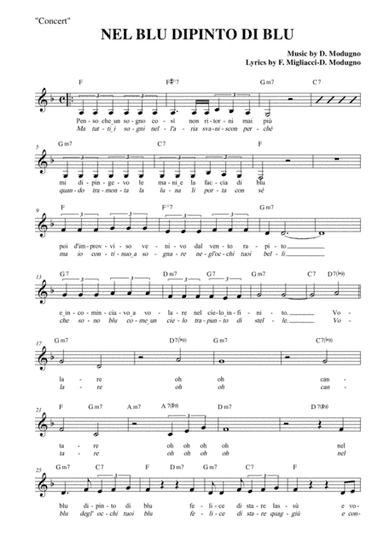 Volare (arr. Luca Aletta)