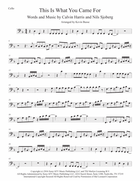 This Is What You Came For (arr. Kevin Busse)