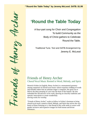 'Round the Table Today (arr. Rev. Jeremy McLeod)