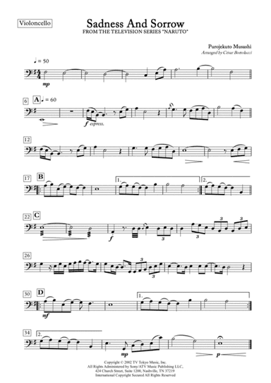 Sadness And Sorrow (arr. ACT Bortolucci)