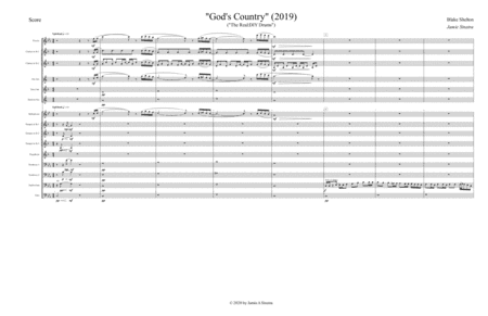 God's Country (arr. Jamie A Sinatra)