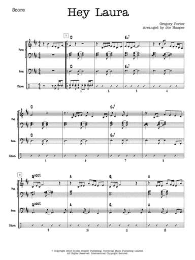 Hey Laura (arr. Joseph Hasper)