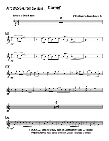Groovin' (arr. David W. Young)