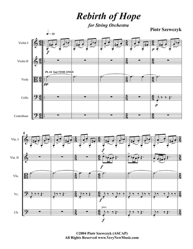 Rebirth of Hope for String Orchestra