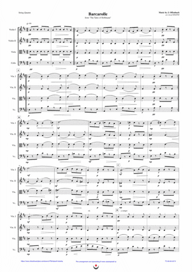Barcarolle (Offenbach) (arr. Josef STASTNY)