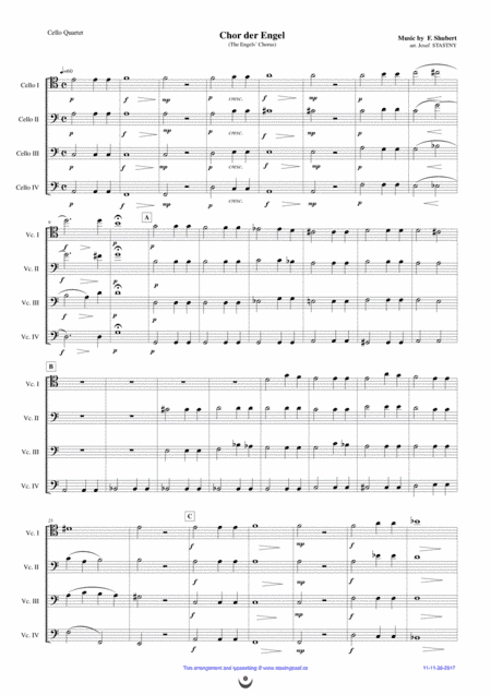 Chor der Engel (The Engels´ Chorus) (arr. Josef STASTNY)
