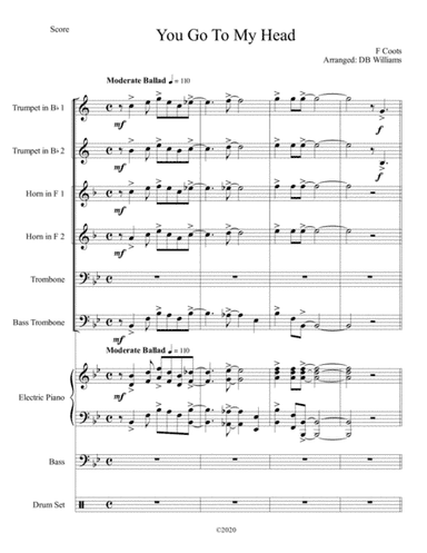 You Go To My Head (arr. DB Williams)