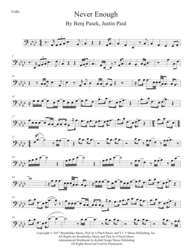 Never Enough (arr. Kevin Busse)