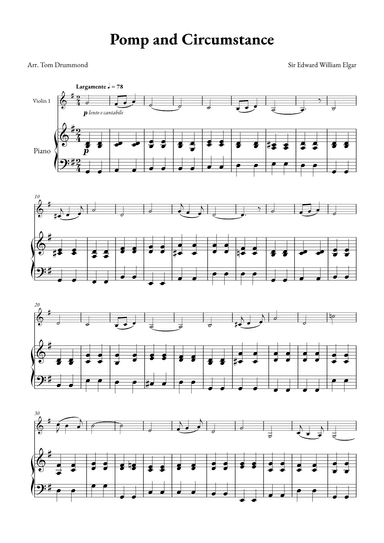Pomp and Circumstance (arr. Tom Drummond)