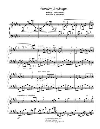 First Arabesque for harp (arr. Jim Palmer)