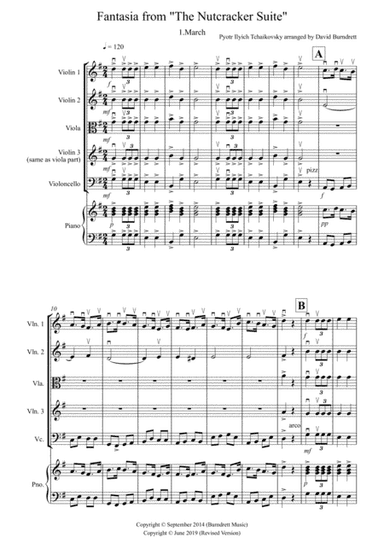 Fantasia from "The Nutcracker Suite" March for String Quartet (arr. David Burndrett)