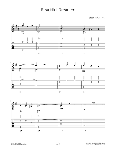 Beautiful Dreamer (arr. Bettina Schipp)