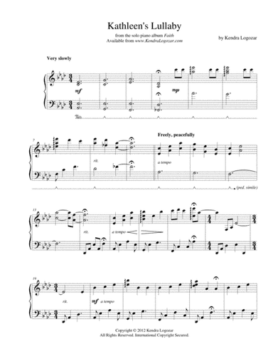 Kathleen's Lullaby