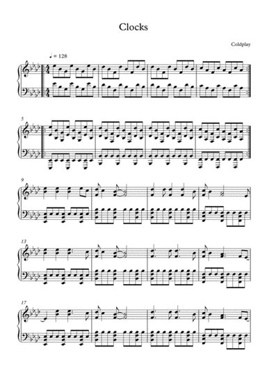 Clocks (arr. Darcy)