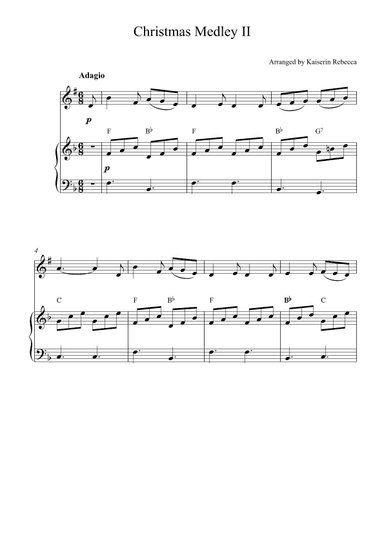 Christmas Medley II (arr. Kaiserin Rebecca)