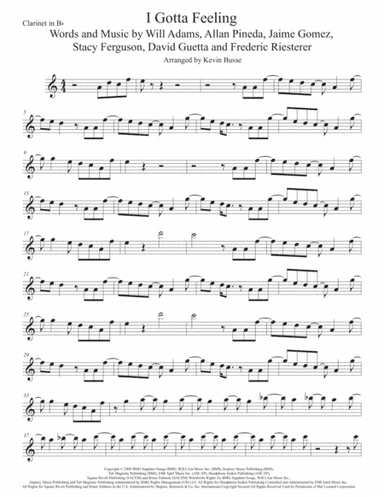 I Gotta Feeling (arr. Kevin Busse)