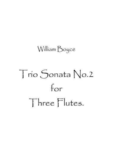 Trio Sonata No.2 (arr. Spence Bundy)