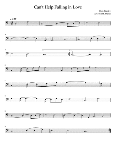 Can't Help Falling In Love (arr. DK Music)