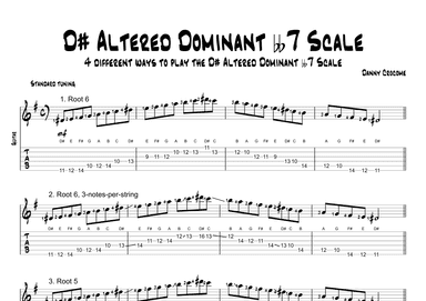 D# Altered Dominant bb7 Scale (4 Ways to Play)