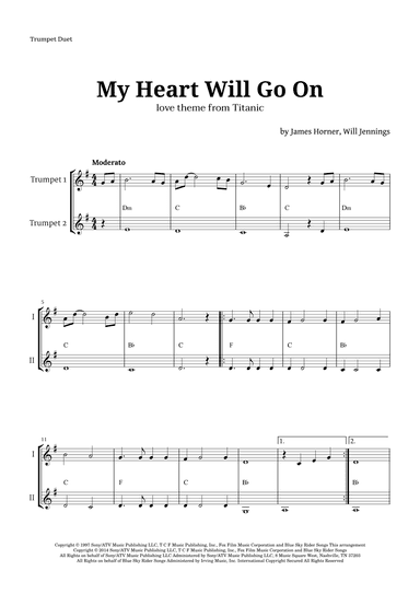 My Heart Will Go On (love Theme From 'titanic') (arr. Langanho)