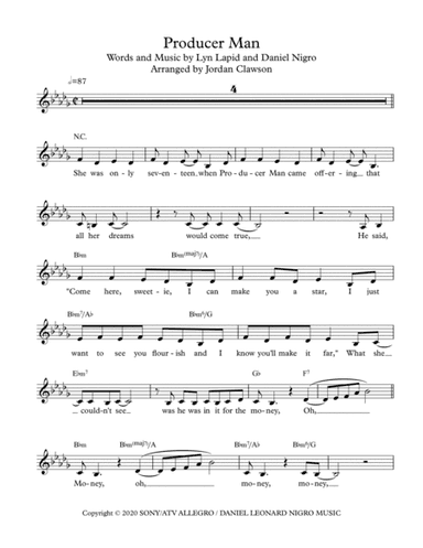 Producer Man (arr. Jordan Clawson)