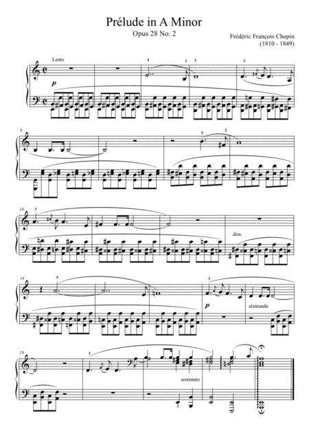 Prelude Op.28, No.2 (arr. Thomas Jancso)