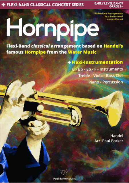 Hornpipe from Handel's Water Music (Flexible Instrumentation) (arr. Paul Barker)