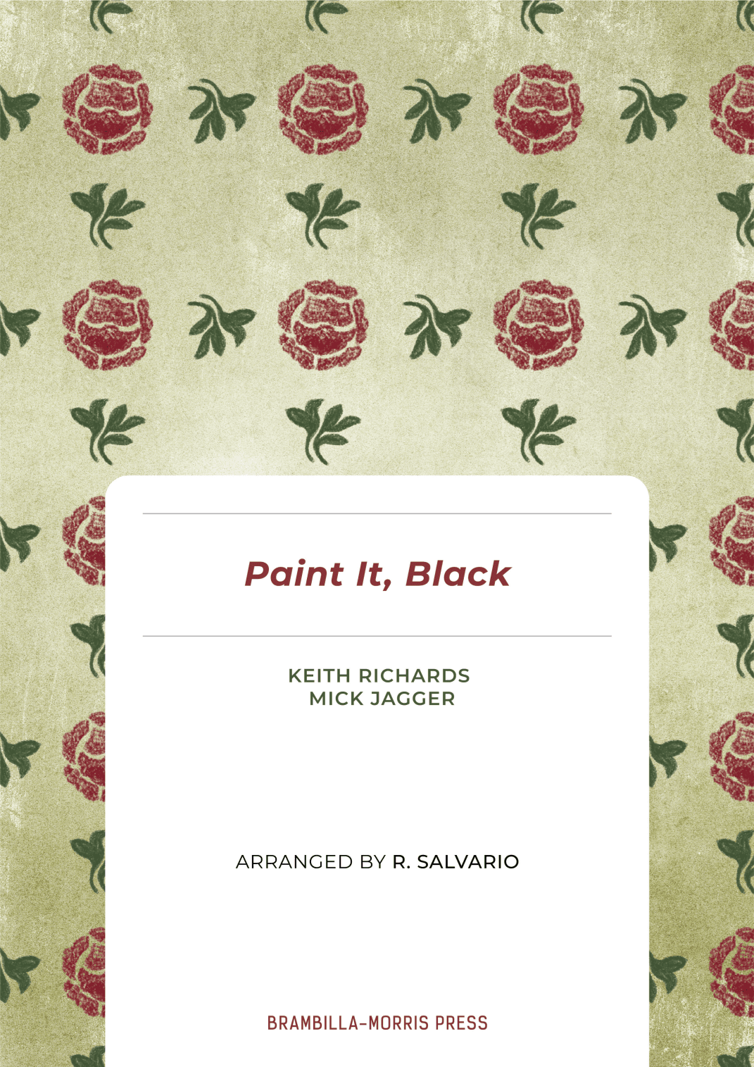 Paint It, Black (arr. R. Salvario)