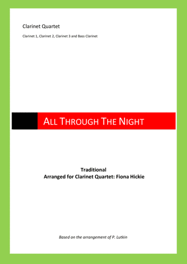 All Through The Night (arr. Fiona Hickie)