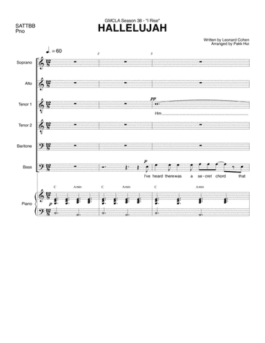 Hallelujah (arr. Pakk Hui)