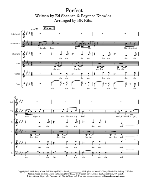 Perfect Duet (arr. BK Riha / Brandy Kay Riha)