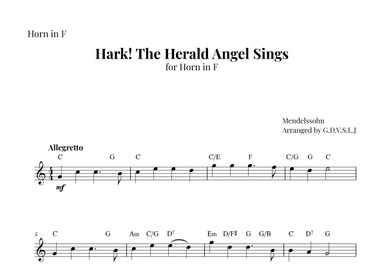 Hark! The Herald Angel Sings (arr. G.D.V.S.L.J)