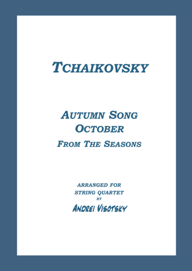 Autumn Song - Octobre (arr. A. Visotsky)